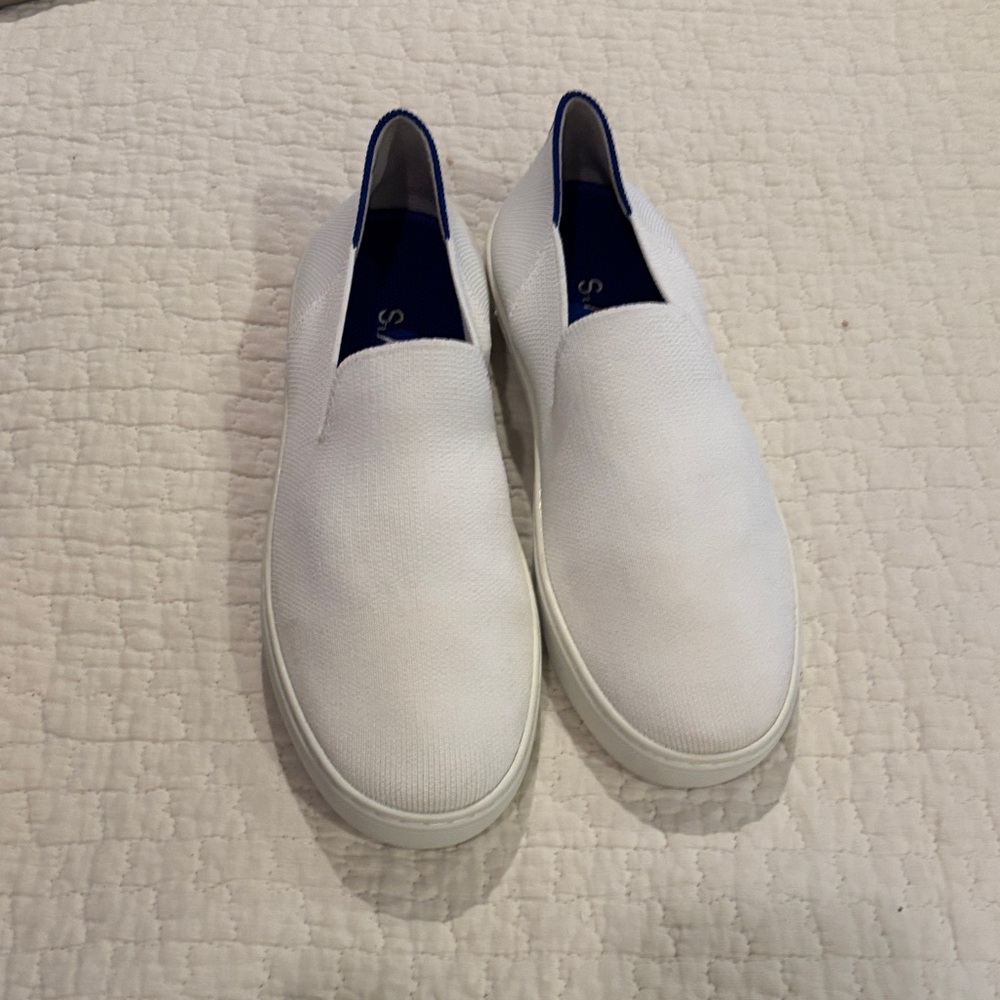 Rothy's White Slip-On Athletic Shoes